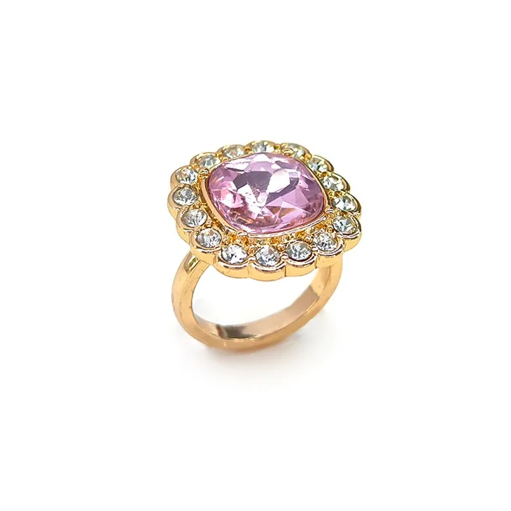 Kub Charm Gemstone Ring