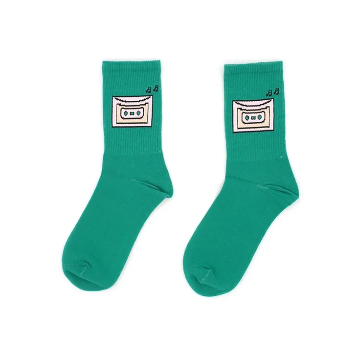 Ntsuab Cartoon Socks