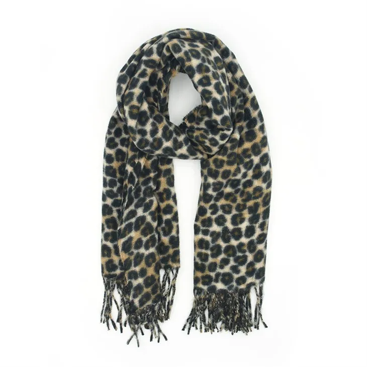 Leopard Poly Scarves