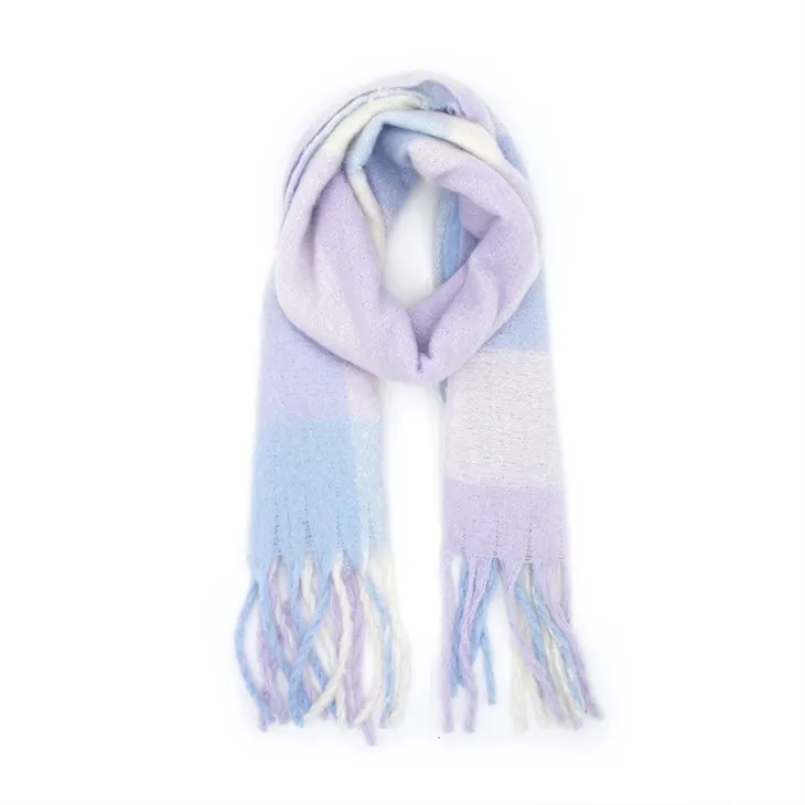 Ntev Check Poly Scarf