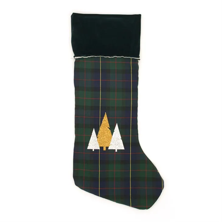 Dub xim ntsuab Christmas Stocking