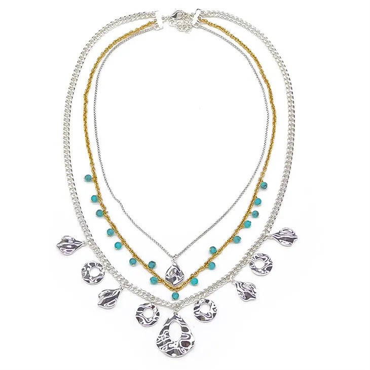 Layered Chain Necklace Set