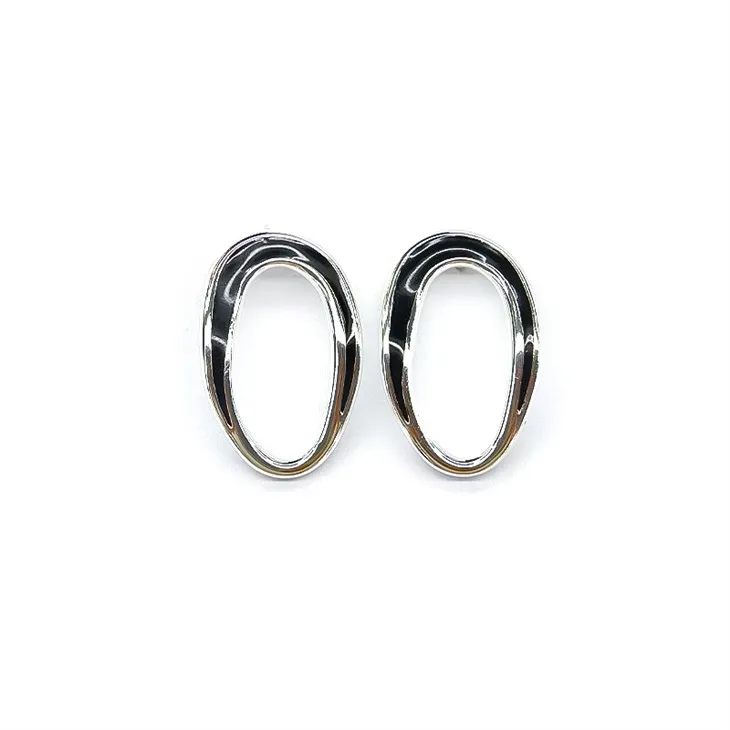 Silver Huggie Hoop Earrings