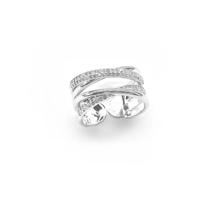 Silver Coil Txhuam Rings